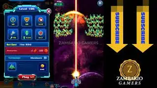 Alien Shooter Level 106 | Low Power Ship | Galaxy Attack | Pulse Blast | Zambario Gamers