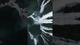 Seven sisters waterfalls | Meghalaya Monsoon majestic #djiglobal
