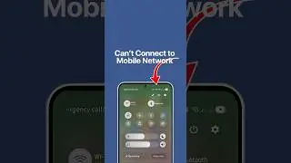 Как исправить ошибку Galaxy A56, из-за которой не удаётся подключиться к мобильной сети #galaxya56