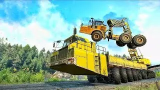 SnowRunner Crane Mission | SnowRunner Gameplay