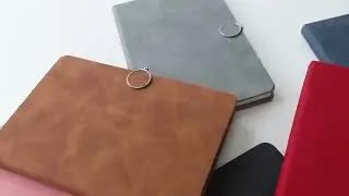 A5 Custom Logo Premium Hardcover Journal &ndash; Magnetic Closure, Lined Pages & Leather Cover