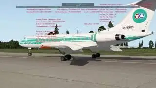 GroundEffect Tu 134B 3 Landing