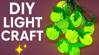 Creative Craft to Upcycle Eggshells | Lemon String Lights with Eggshells