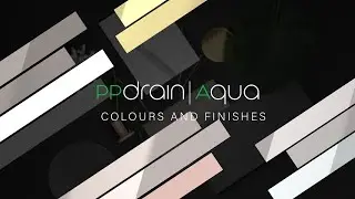 PP Drain Aqua - Colours and finishes | Profilpas