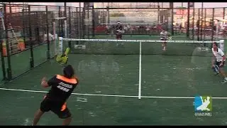 Vamos P&aacute;del. Puntazo de Godo D&iacute;az. Es un muro!
