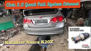 Civic FD2 Ganti Full System Exhaust by Ord Exhaust