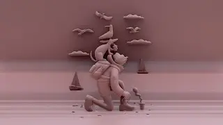 Walk on the beach | 3D Model Breakdown