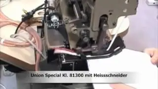 HSGM Heissschneider an Union Special  Sackn&auml;hmaschinen