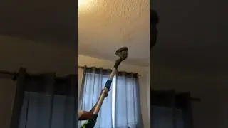Popcorn Ceiling Removal Transformation! 🤯 #satisfying #diy #homedecor #usa