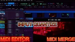 input quantize, midi merge e midi editor no pro tools - aula 13