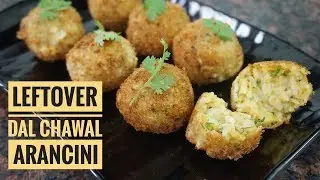 Dal Chawal Arancini | Leftover Special