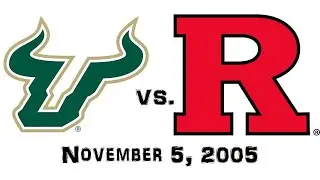 November 5, 2005 - South Florida Bulls vs. Rutgers Scarlet Knights Full Football Game