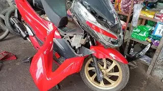 วิธีถอดชุดเฟรมหน้า PCX