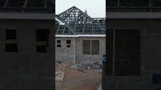 Roof/Truss work #truss #trusswork #roofingwork #roofconstruction #roof #buildingconstruction