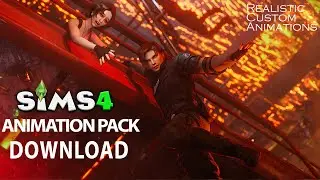Sims 4 Animation pack Falling | Realistic Animation Pack