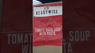 ReadyWise Basil Soup with Pasta Survival Camp Meal