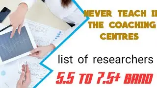 # list of researchers tips for 9 band #ielts strategy @ IELTS with MK