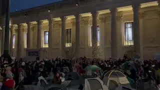 Yale University Stands with Columbia University: Students Demand Action on Palestine Crisis