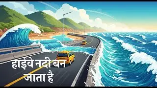 Sea Waves CRASH Into Highway &mdash; Scary High Tide Footage! #scary #hightide