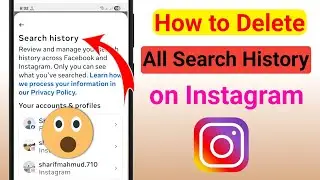 How to Delete All Search History on Instagram (2026) | How to Delete Search History on Facebook