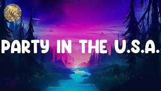 Miley Cyrus - Party In The U.S.A. (Lyrics) Selena Gomez & The Scene, Lady Gaga (Mix)