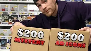 $400 Funko Pop Mystery box unboxing Ad Icons Toyusa