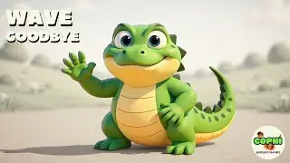 Wave Goodbye 👋 | Cophi Nursery Rhymes | Goodbye Song for Kids