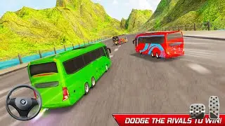 Mountain Climb Bus Racing Game - Best Android Gameplay
