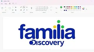 Как нарисовать логотип Discovery Familia с помощью MS Paint | Как рисовать на компьютере