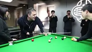 The Rocket learns Chinese cushion shots for the first time.