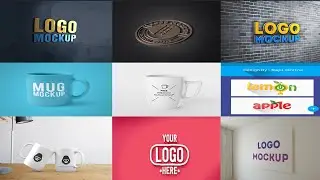 10 Best 3D Logo Mockup PSD Template Free Download/2020