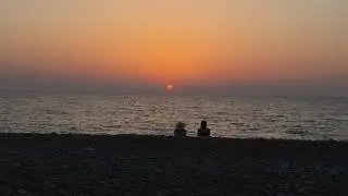 Romantischer Sonnenuntergang in Zypern - Waiting for sundown - Warten auf Sonnenuntergang