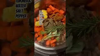 Delicious and healthy Instant pot turmeric Lamb soup