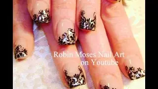 Black Lace Nails | Sexy Nail Art Design Tutorial
