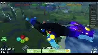 Dinosaur Simulator! Showing off Galactic Barosaurus!