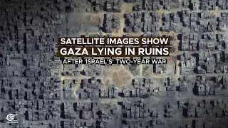 Satellite images show Gaza lying in ruins after 'Israel&rsquo;s' two-year war