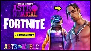 TRAVIS SCOTT ASTRONOMICAL CHALLENGES & REWARDS - Fortnite Travis Scott