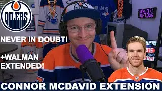 CONNOR MCDAVID SIGNS 2 YEAR EXTENSION! | FAN REACTION AND LIVESTREAM!