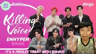 ENHYPEN on Killing Voice REACTION | [IT'S A MEDLEY WITH ENHA!!!]