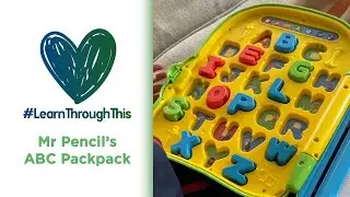 Mr. Pencil's ABC Backpack | #LearnThroughThis with Tiffany