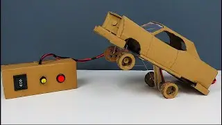 DIY Hopping Lowrider Car From Cardboard | Riviera Lowrider