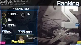 /osu!catch/ Yousei Teikoku - Sacrifice [Insane] +HD