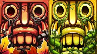 Temple Run 2 TRASH CLEARANCE DRIVE VS Temple Run 2 GLOBAL CLEANUP KICKOFF ANDROID GAMEPLAY