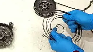 G009 - Come Riparare l&rsquo;Avviatore a Strappo della Motozappa | Corda e Molla