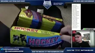 9_14_17 - 1978 Topps Hockey Wax Pack Box Break Video Opening