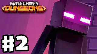 Minecraft Dungeons - Gameplay Walkthrough Part 2 - Soggy Swamp! Endermen!