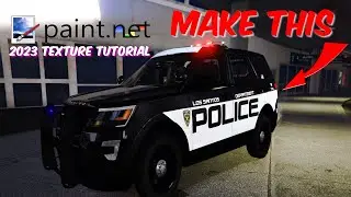 HOW TO CREATE LIVERIES FOR LSPDFR | GTA 5 | BEGINNER TUTORIAL🎨