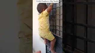 Little Explorer, Big Smile #MomLife#PureHappiness#MyWorld#BabyLove#InnocentSmile #ytshorts