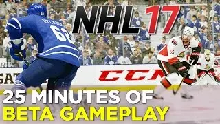 NHL 17 - 25 Minutes of Beta GAMEPLAY