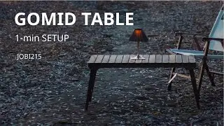 JOBI215 GoMid Table Setup Video | 캠핑 테이블 1분 세팅 가이드